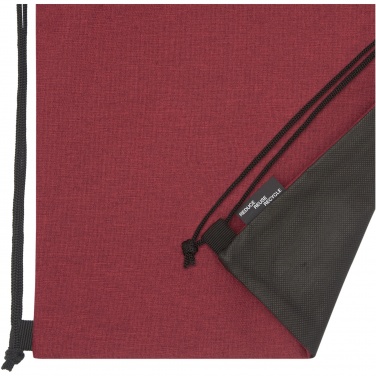 Logo trade advertising products image of: Ross RPET drawstring bag 5L