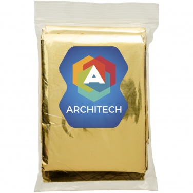 Logo trade business gift photo of: Frederik 2-function emergency blanket