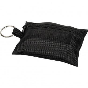 Logo trade business gifts image of: Valdemar 16-piece first aid keyring pouch