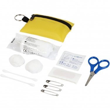 Logotrade promotional item image of: Valdemar 16-piece first aid keyring pouch