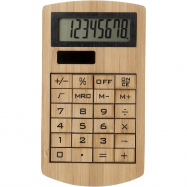 Logotrade advertising product picture of: Eugene calculator made of bamboo