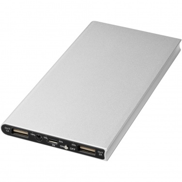 Logotrade advertising products photo of: Plate 8000 mAh aluminium power bank