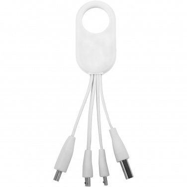 Logotrade promotional products photo of: Troup 4-in-1 charging cable with type-C tip