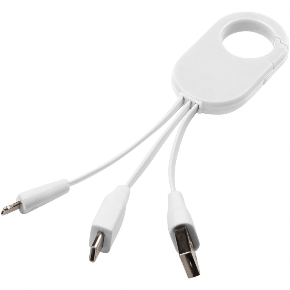 Logo trade promotional items picture of: Troop 3-in-1 charging cable