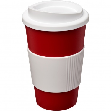 Logo trade promotional products image of: Americano® 350 ml insulated tumbler with grip