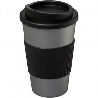 Logo trade promotional giveaway photo of: Americano® 350 ml insulated tumbler with grip