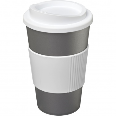 Logo trade promotional products image of: Americano® 350 ml insulated tumbler with grip