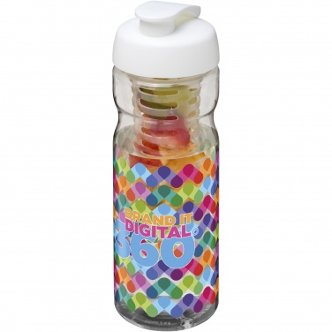 Logo trade corporate gift photo of: H2O Active® Base 650 ml flip lid sport bottle & infuser
