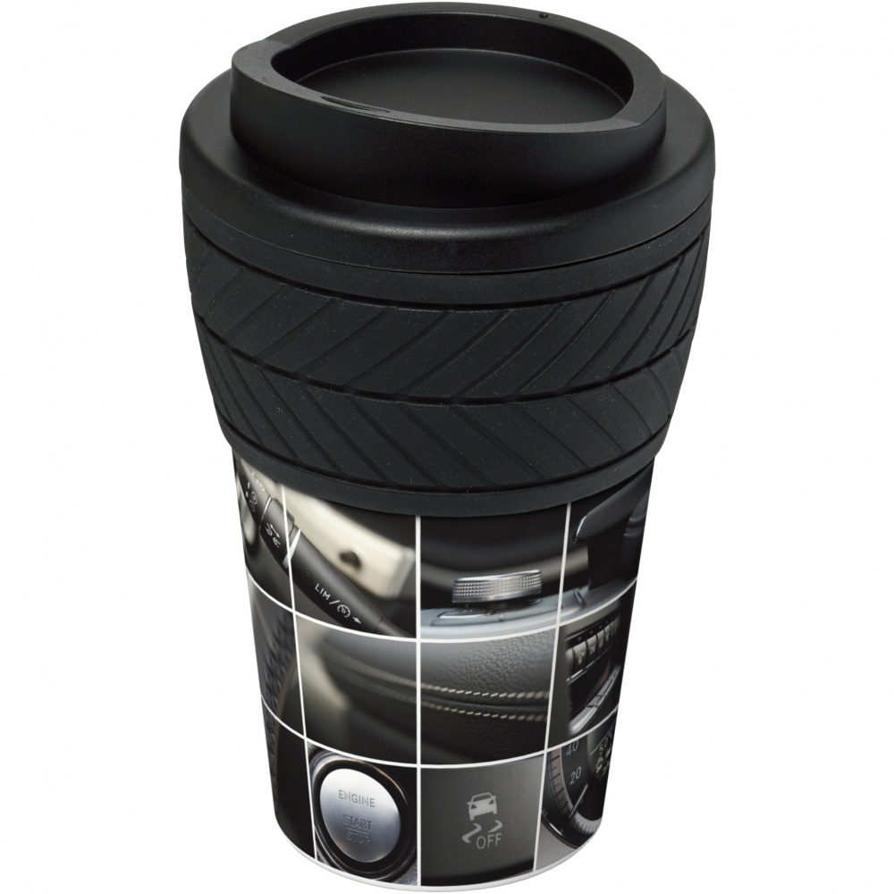 Logo trade advertising products image of: Brite-Americano® tyre 350 ml insulated tumbler