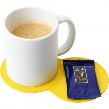 Logotrade corporate gift image of: Sidekick plastic coaster