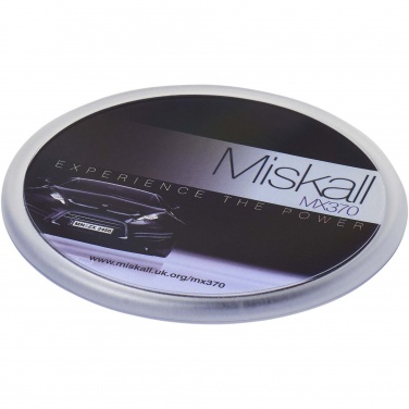 Logo trade corporate gift photo of: Ellison round plastic coaster with paper insert