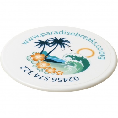 Logo trade promotional items image of: Renzo round plastic coaster