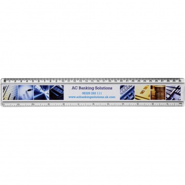 Logotrade advertising products photo of: Ellison 30 cm plastic insert ruler
