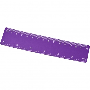 Logo trade business gifts image of: Rothko 15 cm plastic ruler