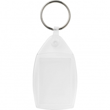 Logo trade corporate gifts image of: Lita P6 keychain with plastic clip