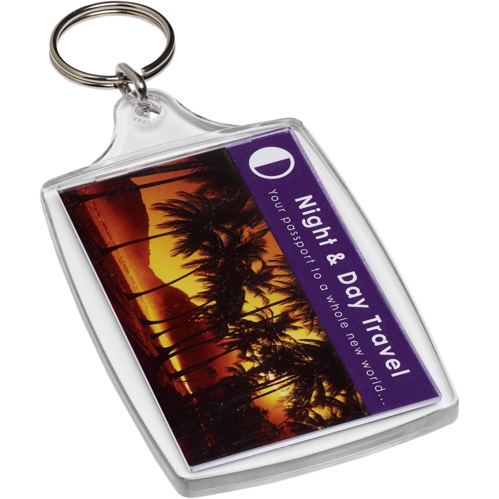 Logotrade promotional item picture of: Orca L4 large keychain