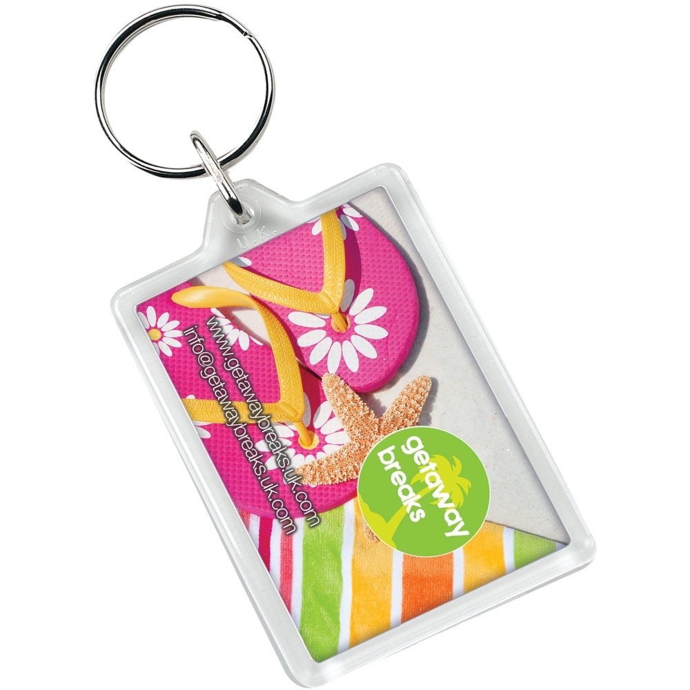 Logotrade advertising product image of: Vito C1 rectangular keychain