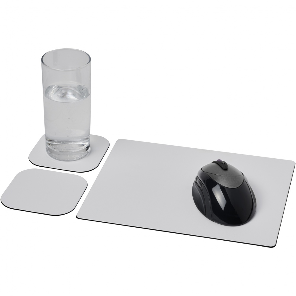 Logotrade promotional gifts photo of: Brite-Mat® mouse mat and coaster set combo 3