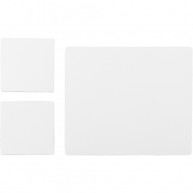 Logotrade business gift image of: Q-Mat® mouse mat and coaster set combo 3