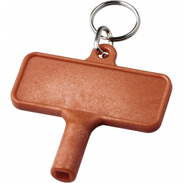 Logotrade corporate gifts photo of: Largo plastic radiator key with keychain