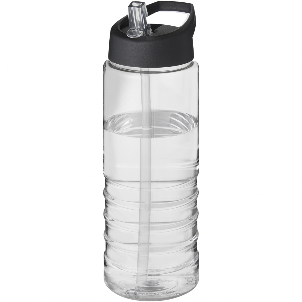Logo trade promotional gifts image of: H2O Active® Treble 750 ml spout lid sport bottle