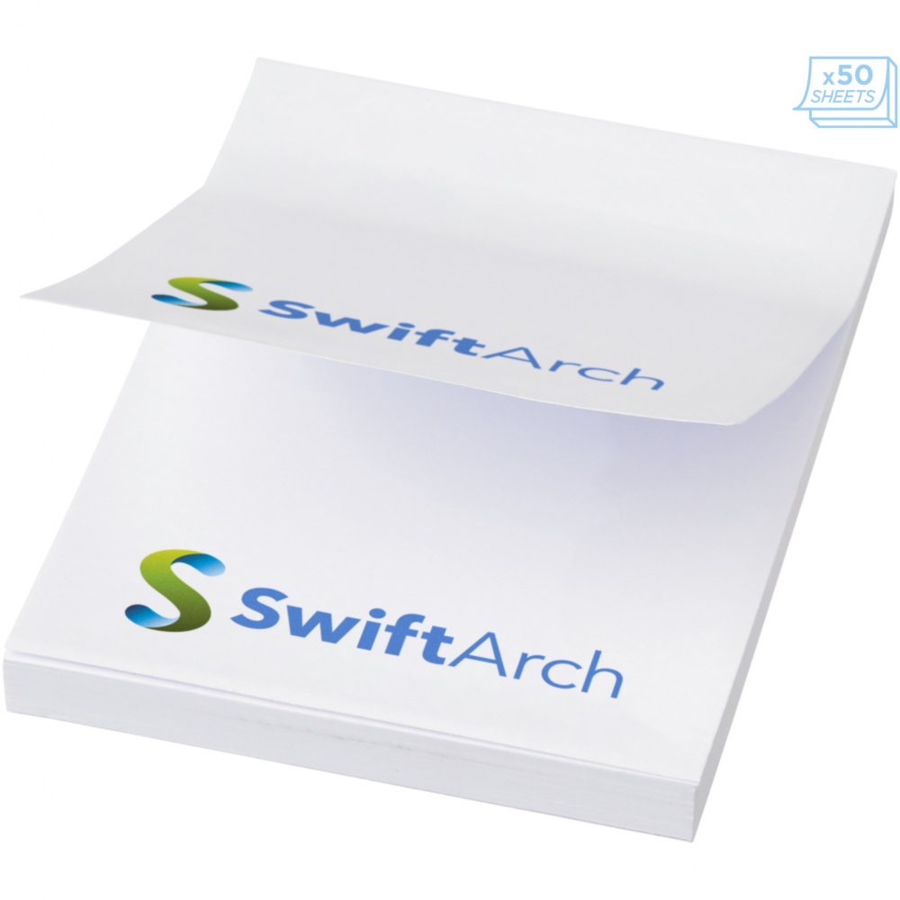 Logo trade promotional giveaways picture of: Sticky-Mate® A8 sticky notes 50x75mm