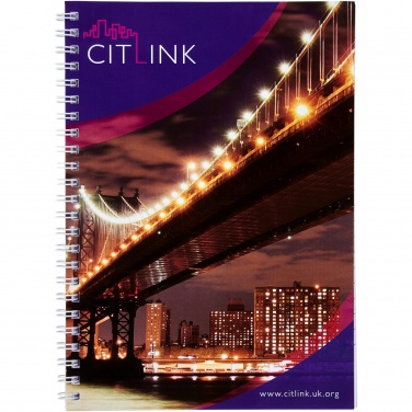 Logo trade promotional item photo of: Desk-Mate® spiral A4 notebook