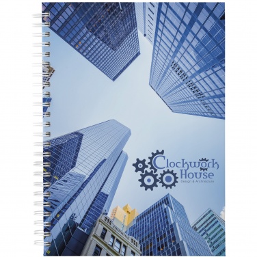 Logo trade advertising products image of: Wire-o A5 notebook hard cover