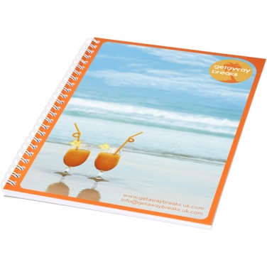 Logo trade corporate gift photo of: Desk-Mate® A5 notebook synthetic cover