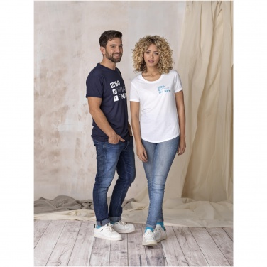 Logo trade promotional merchandise image of: Jade short sleeve men's GRS recycled t-shirt 
