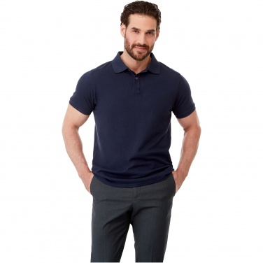 Logotrade promotional merchandise image of: Beryl short sleeve men's organic recycled polo