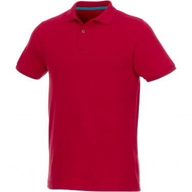 Logo trade corporate gifts image of: Beryl short sleeve men's organic recycled polo