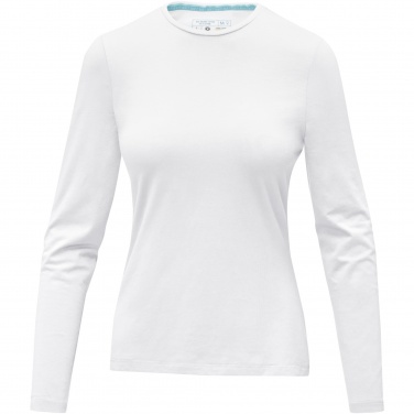Logo trade promotional product photo of: Ponoka long sleeve women's organic t-shirt