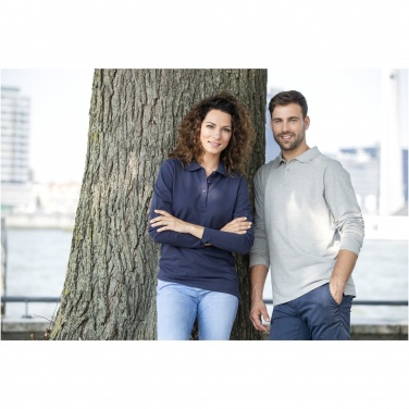 Logo trade promotional gifts picture of: Oakville long sleeve men's polo