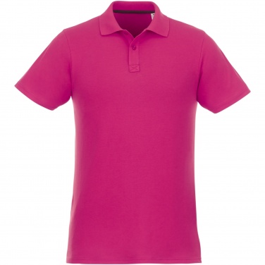 Logo trade promotional giveaway photo of: Helios short sleeve men's polo