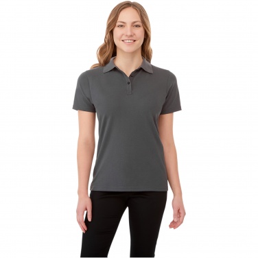 Logo trade business gifts image of: Helios short sleeve women's polo