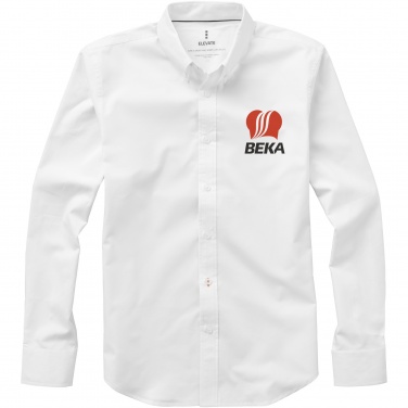 Logo trade promotional merchandise image of: Vaillant long sleeve men's oxford shirt