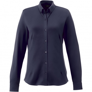 Logo trade promotional items image of: Bigelow long sleeve women's pique shirt