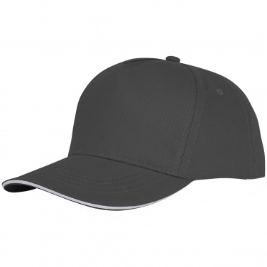 Logotrade promotional products photo of: Ceto 5 panel sandwich cap