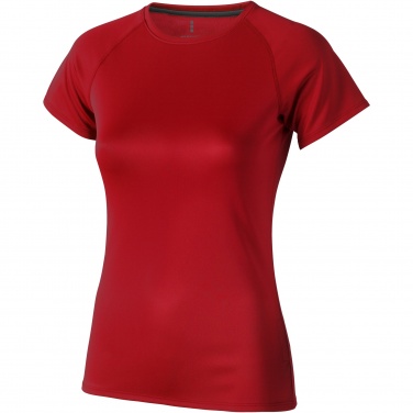 Logo trade corporate gift photo of: Niagara short sleeve women's cool fit t-shirt