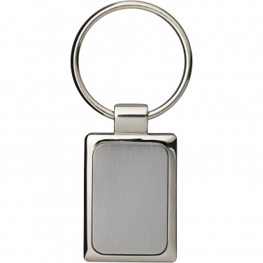 Logo trade promotional product photo of: Sergio rectangular metal keychain
