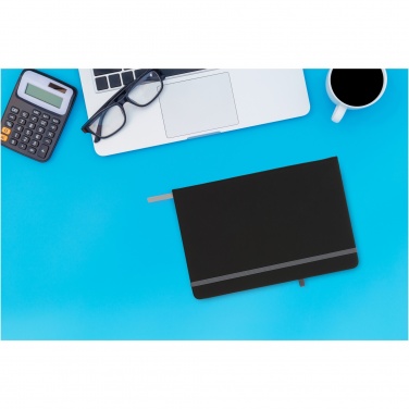 Logo trade promotional gift photo of: Noir medium notebook