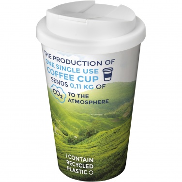 Logo trade promotional merchandise image of: Brite-Americano® 350 ml tumbler with spill-proof lid