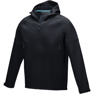 Logo trade promotional products image of: Coltan men’s GRS recycled softshell jacket