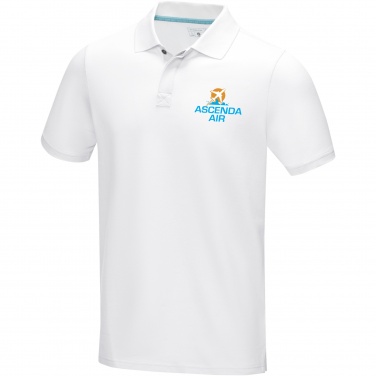 Logotrade promotional merchandise image of: Graphite short sleeve men’s organic polo
