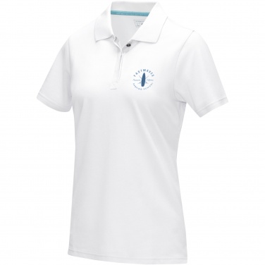 Logotrade business gift image of: Graphite short sleeve women’s organic polo