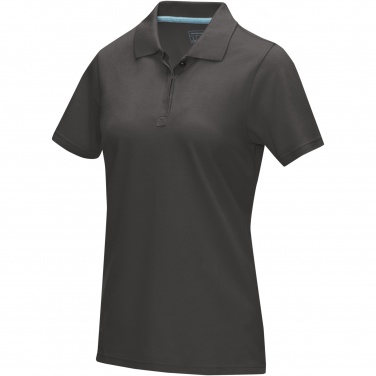 Logotrade promotional gift picture of: Graphite short sleeve women’s organic polo