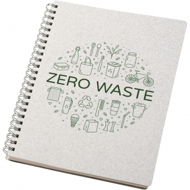 Logotrade promotional product picture of: Bianco A5 size wire-o notebook