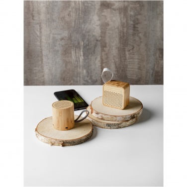 Logo trade promotional merchandise photo of: Lako bamboo Bluetooth® speaker 
