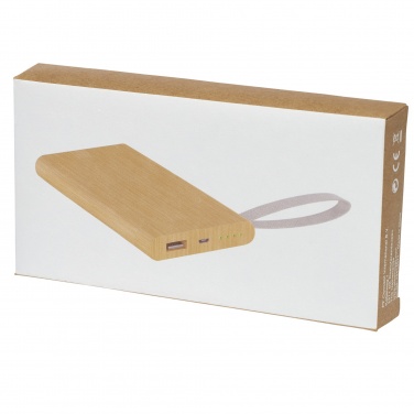 Logotrade promotional gift image of: Tulda 5000 mAh bamboo power bank